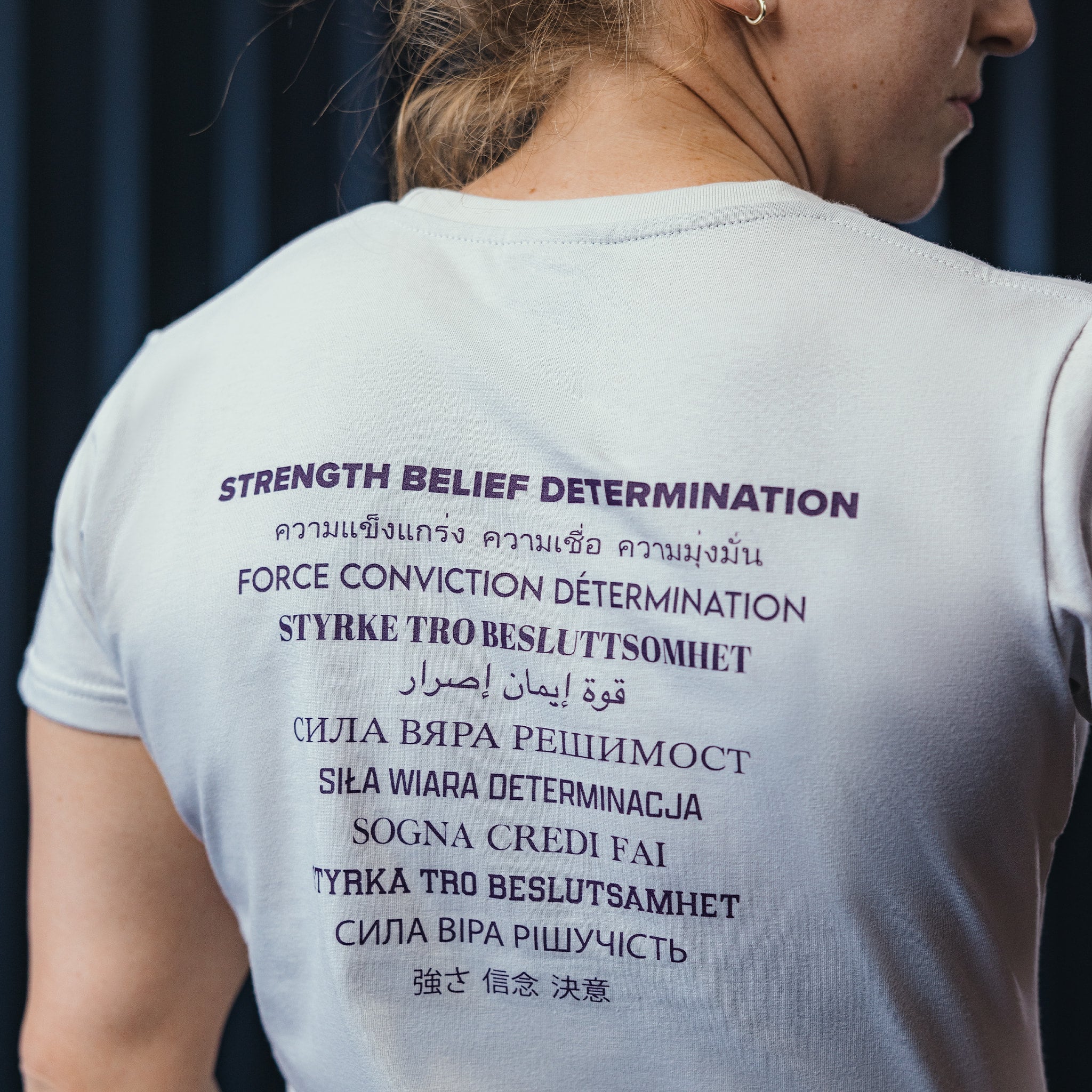 Aspire Off White T-Shirt