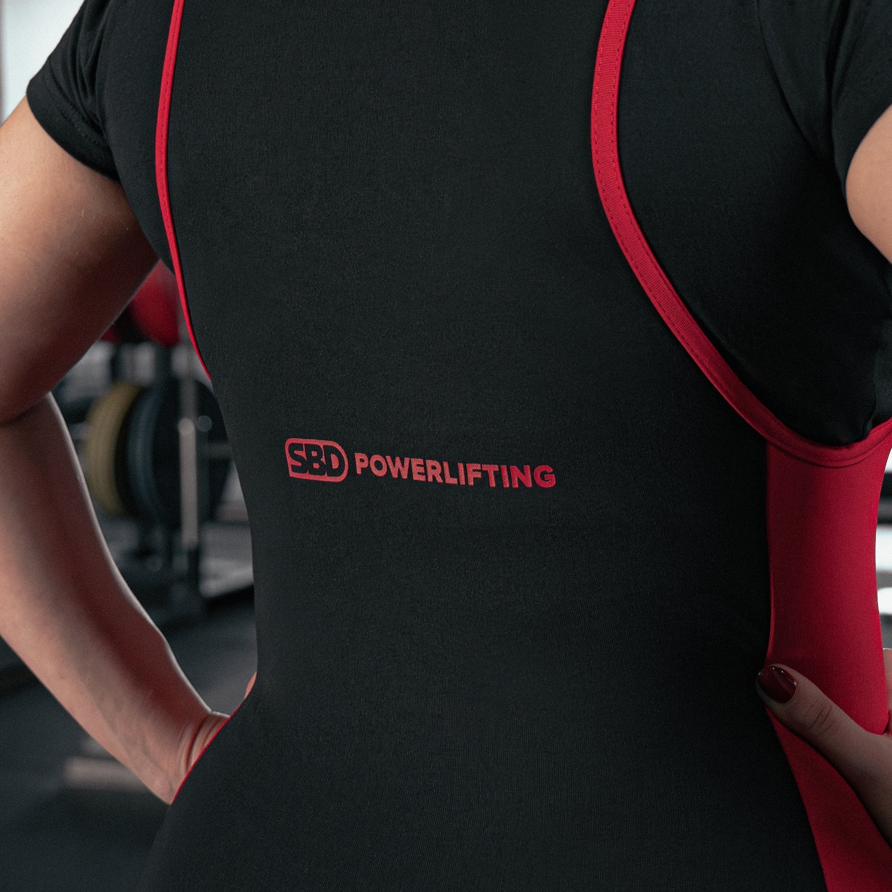 SBD Full Length Powerlifting Singlet Details Back
