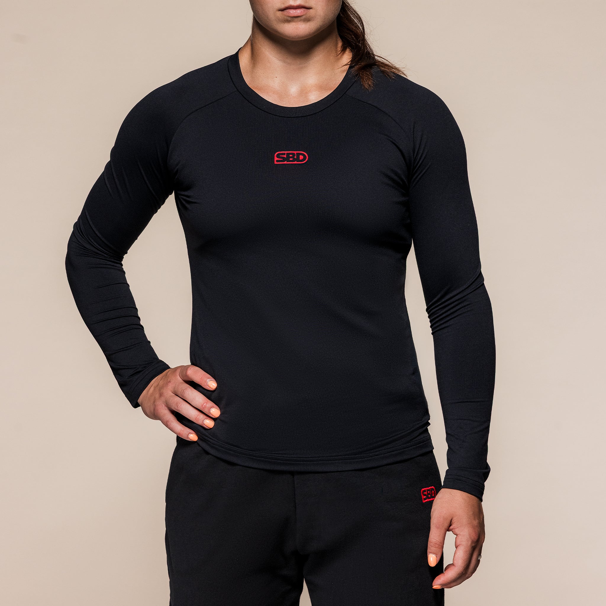 Langarm Training Shirt Frauen