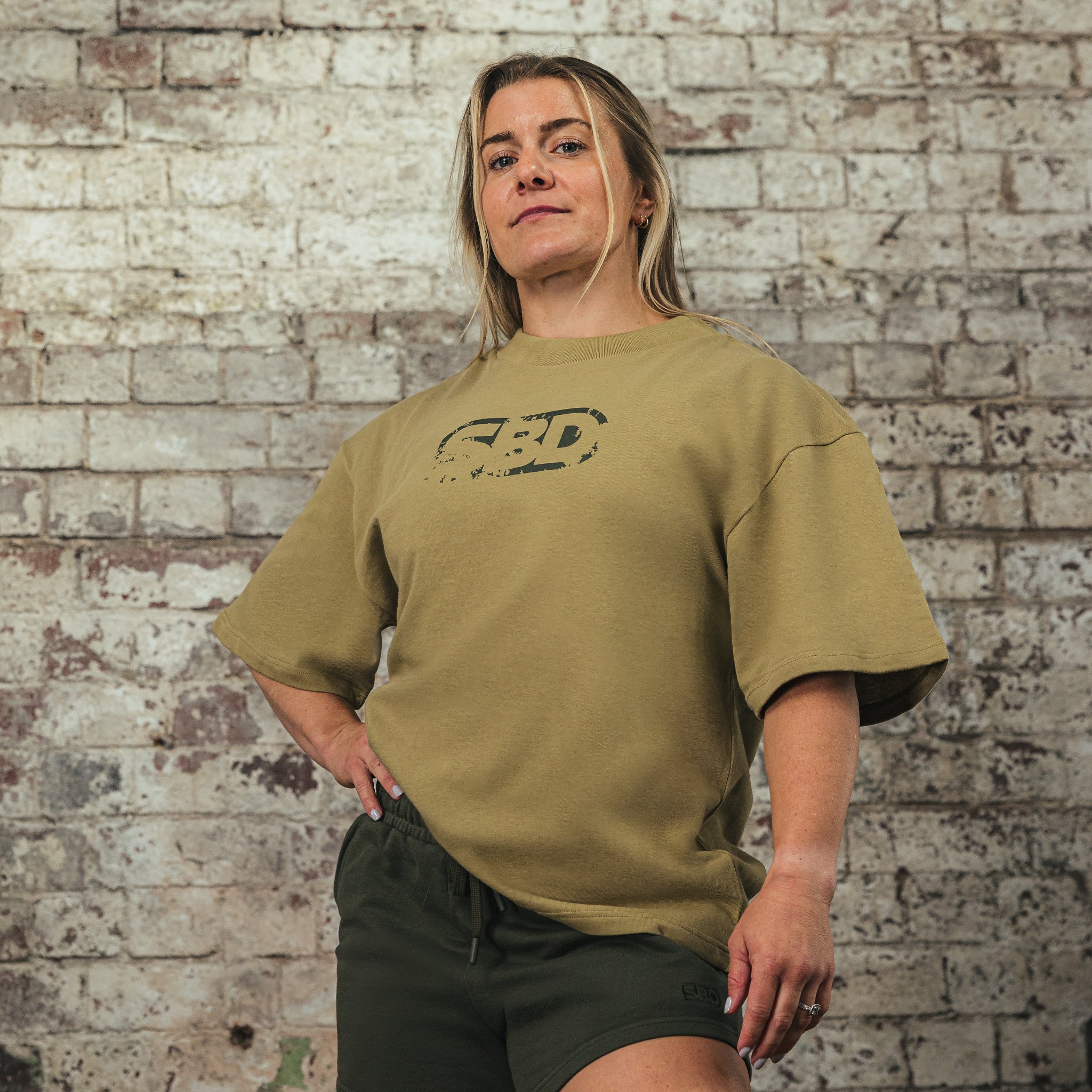 Resolve Sand Oversized T-Shirt