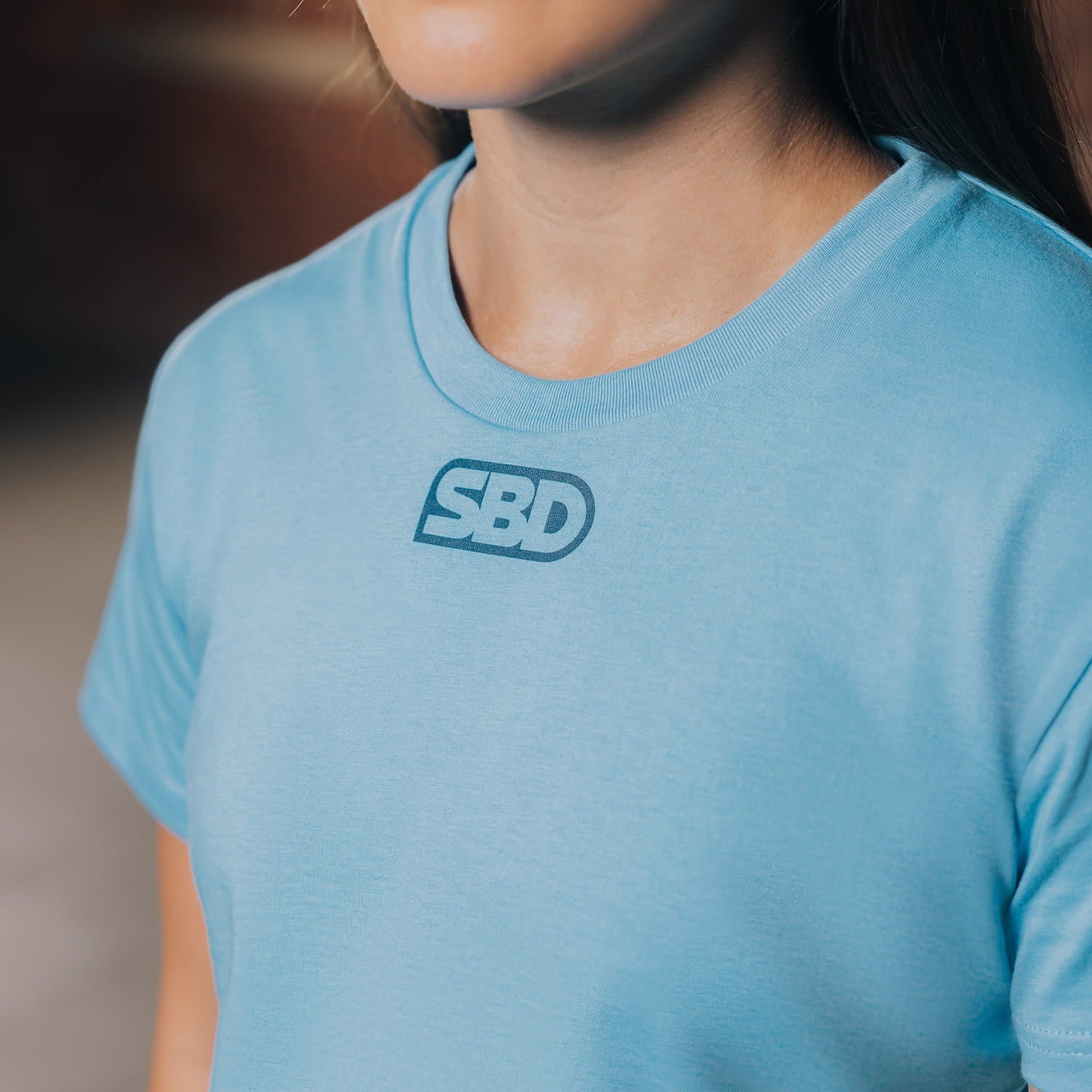 Reflect Crop Top Blue