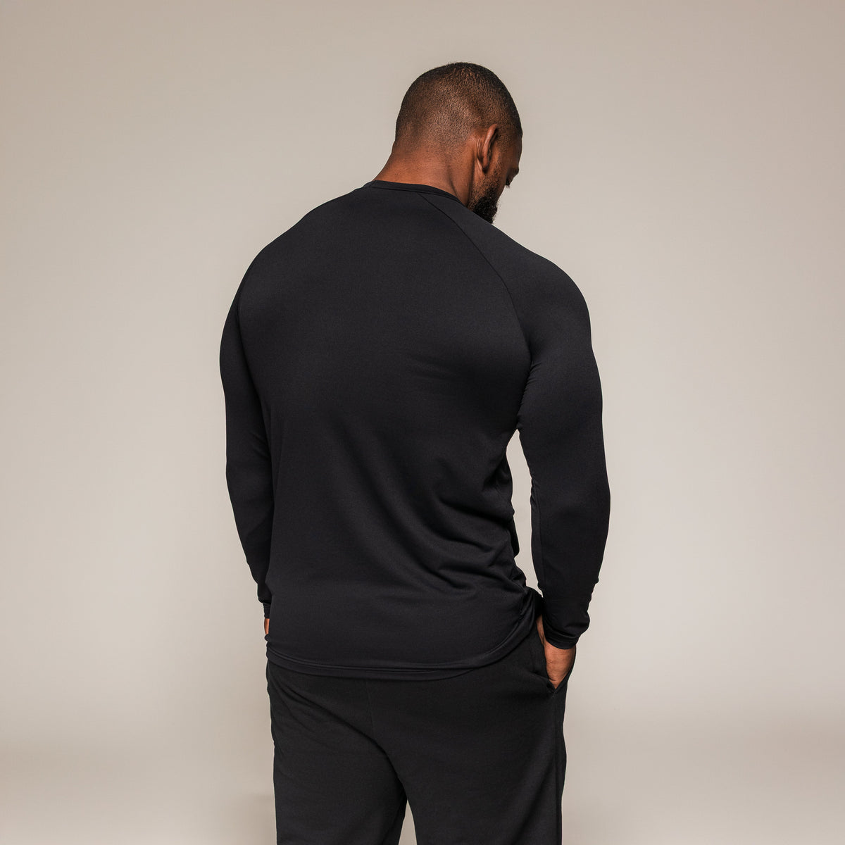 Langarm Training Shirt Männer