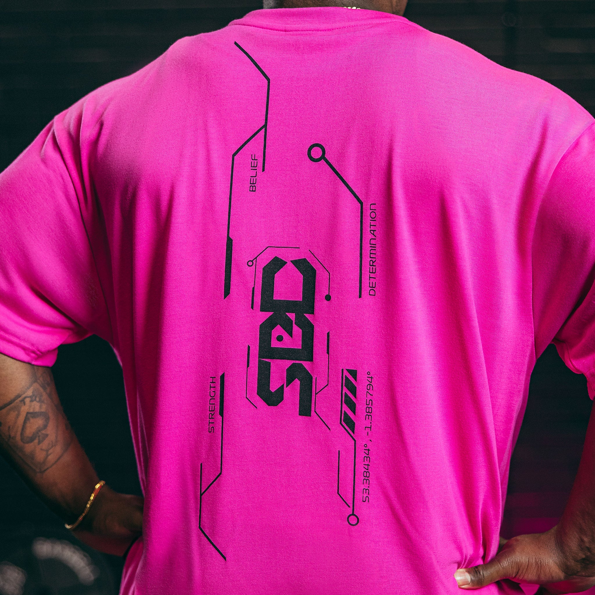 Nova Oversized T-Shirt Glow Pink