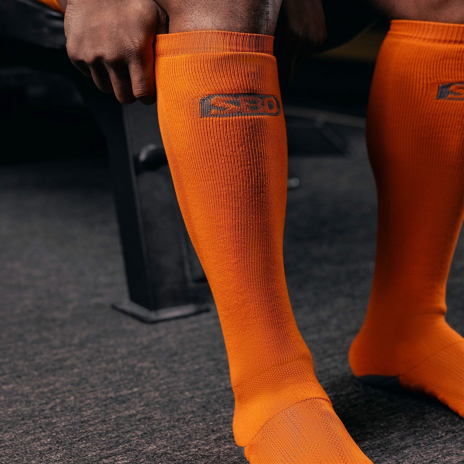 Forge Kreuzhebesocken Orange