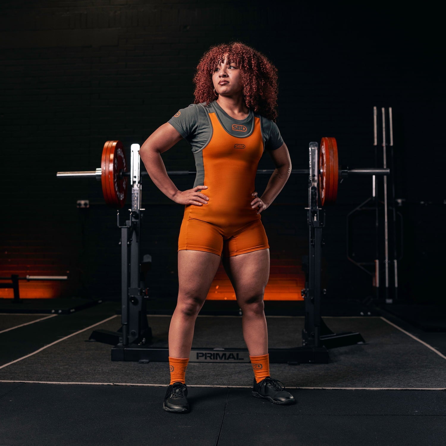 Forge Powerlifting Singlet Orange