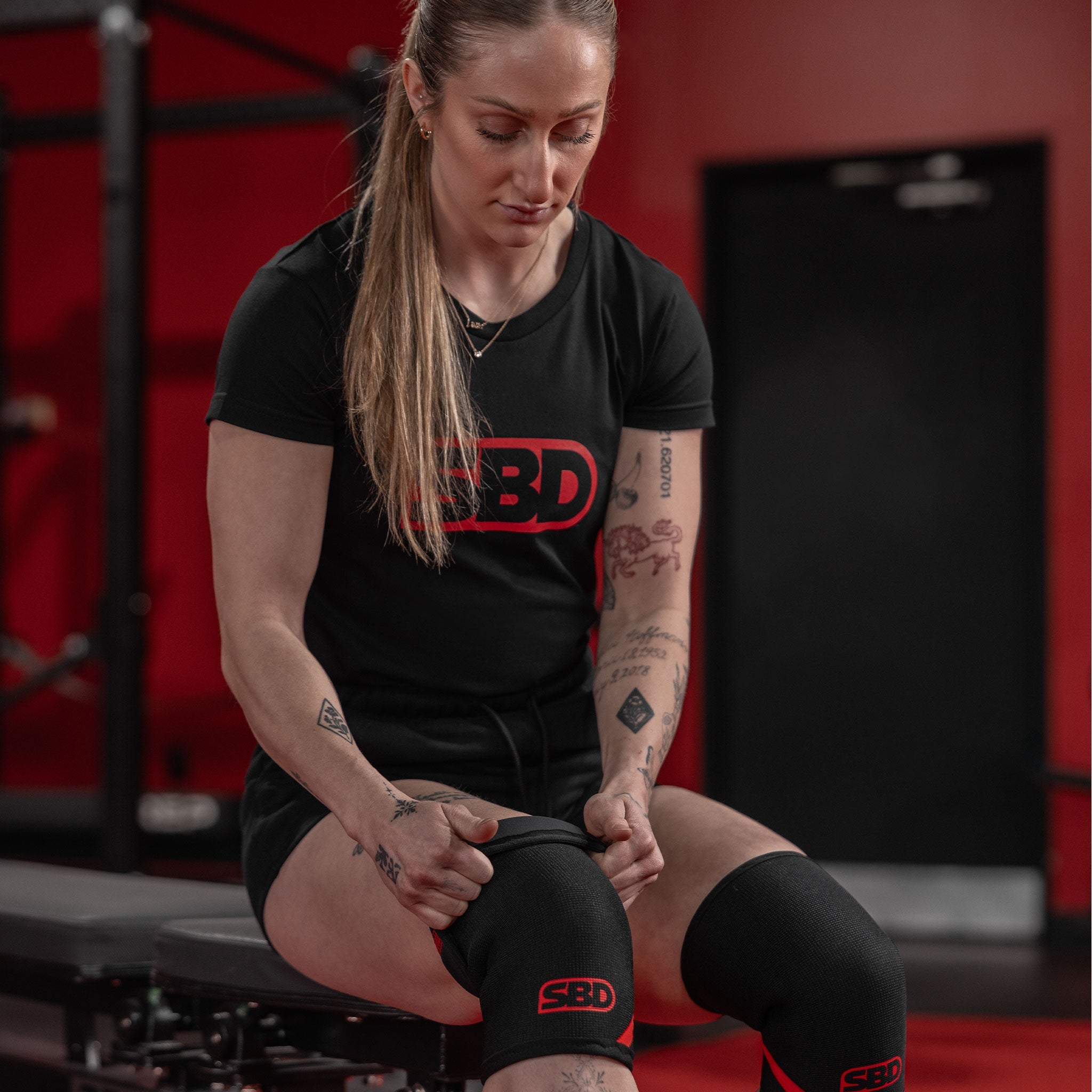 SBD Weightlifting Knee Sleeves Gym